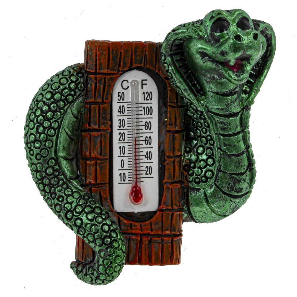 GAEM Магнит с термометром "Змея", L4 W1 H6 см, 4в.