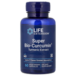 Life Extension, Super Bio-Curcumin®, экстракт куркумы, 60 вегетарианских капсул (400 мг в 1 капсуле)