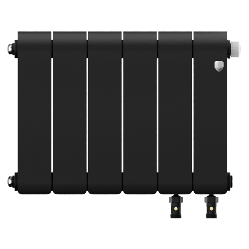 Радиатор биметаллический Royal Thermo Infinity 300 Noir Sable VR80 - 6 секц.