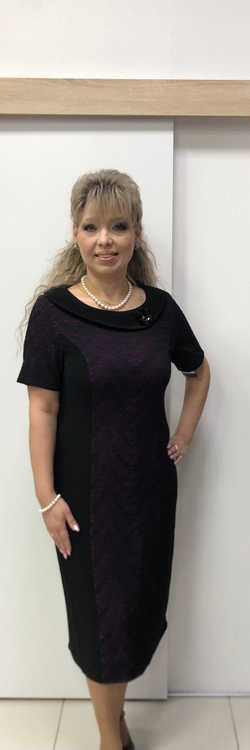 Комбинированное платье с гипюром