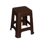 Табурет большой Плетеный коричневый