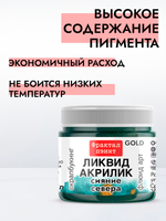 Жидкая акриловая краска ЛИКВИД АКРИЛИК «Сияние Севера» серия «Золотая»