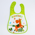 1890561 Нагрудник с карманом для мальчика, непромокаемый, на липучке, цвета МИКС