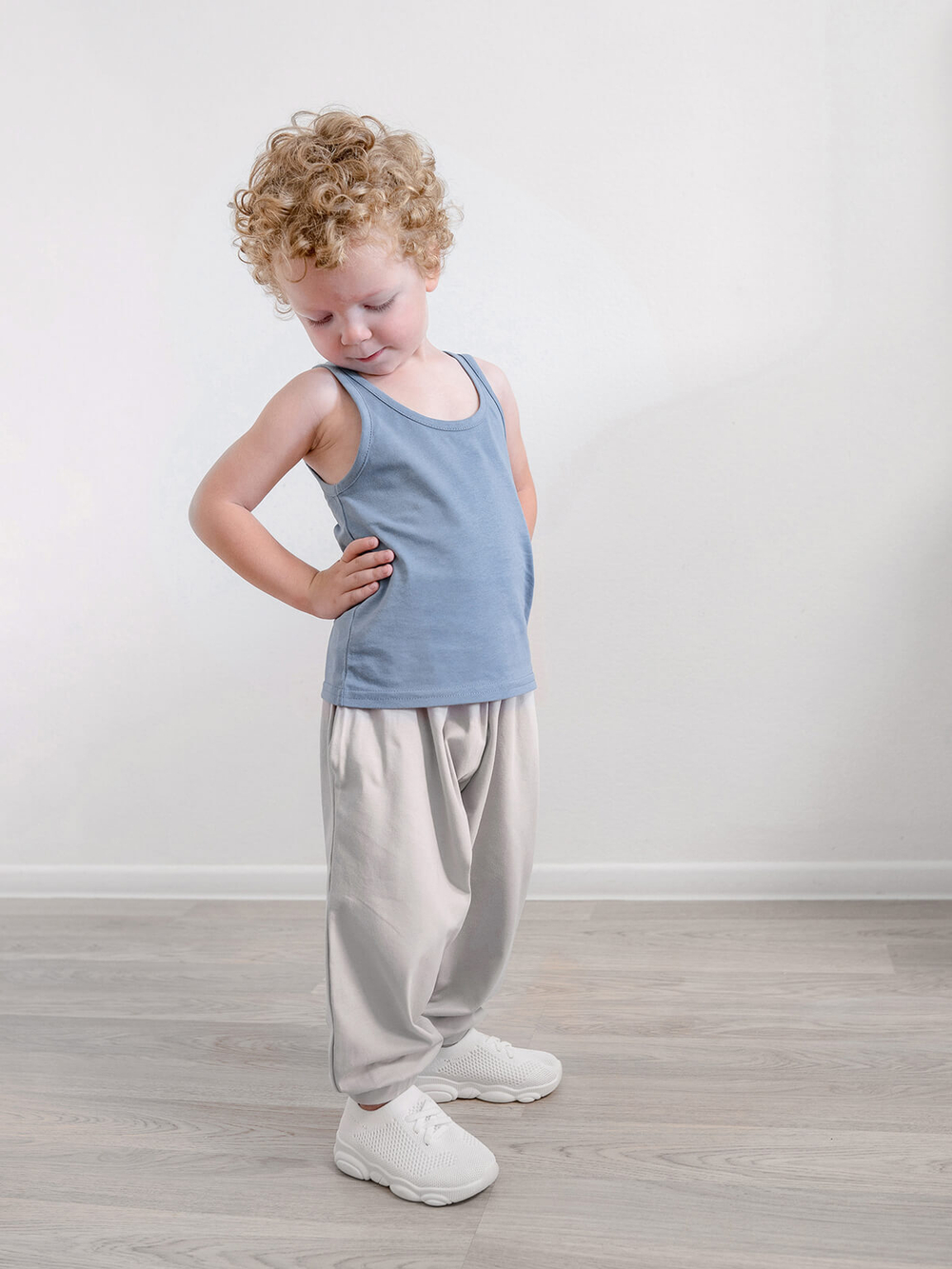 Майка унисекс Mjölk Blue Shadow, уценка