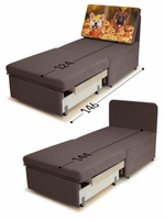 Кресло-кровать "Миник" 70 см, купон Собаки