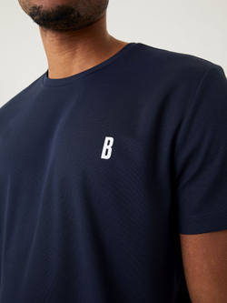 Футболка мужская теннисная Björn Borg Ace T-shirt Stripe - navy
