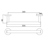 Поручень для ванной ACN-CHR-1101S