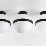 812117 Люстра GLOBO 1х40W E14 ЧЕРНЫЙ/БЕЛЫЙ