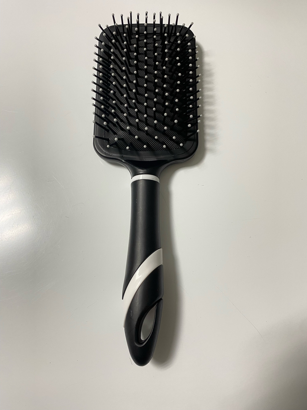 Расчёска массажная, широкая, 8×26 см, цвет: Черный