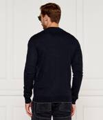 Хлопковый свитер Aeronautica Militare - темно-синий(MA1390L415)