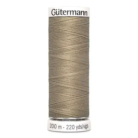 Нить Sew-All 200 м, Gutermann, 263 бежево-оливковый
