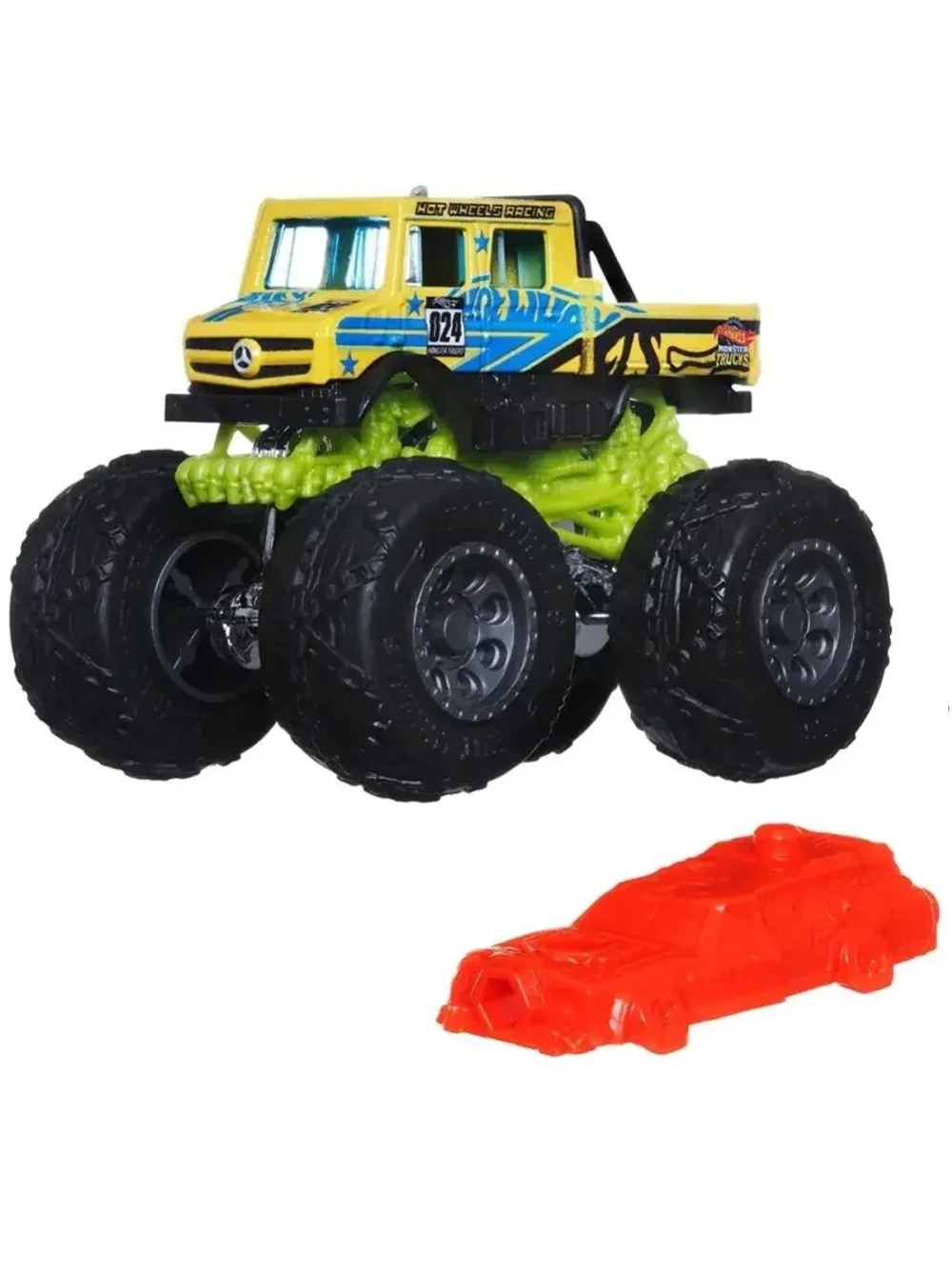 Машинка Monster Trucks Хот Вилс Unimog FYJ44 HTM39