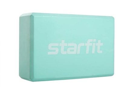 Блок для йоги STARFIT Core YB-200 EVA, 22,5х8х15 см, мятный