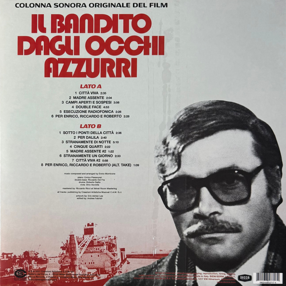 Ennio Morricone - Il Bandito Dagli Occhi Azzurri (Италия 2021г.)