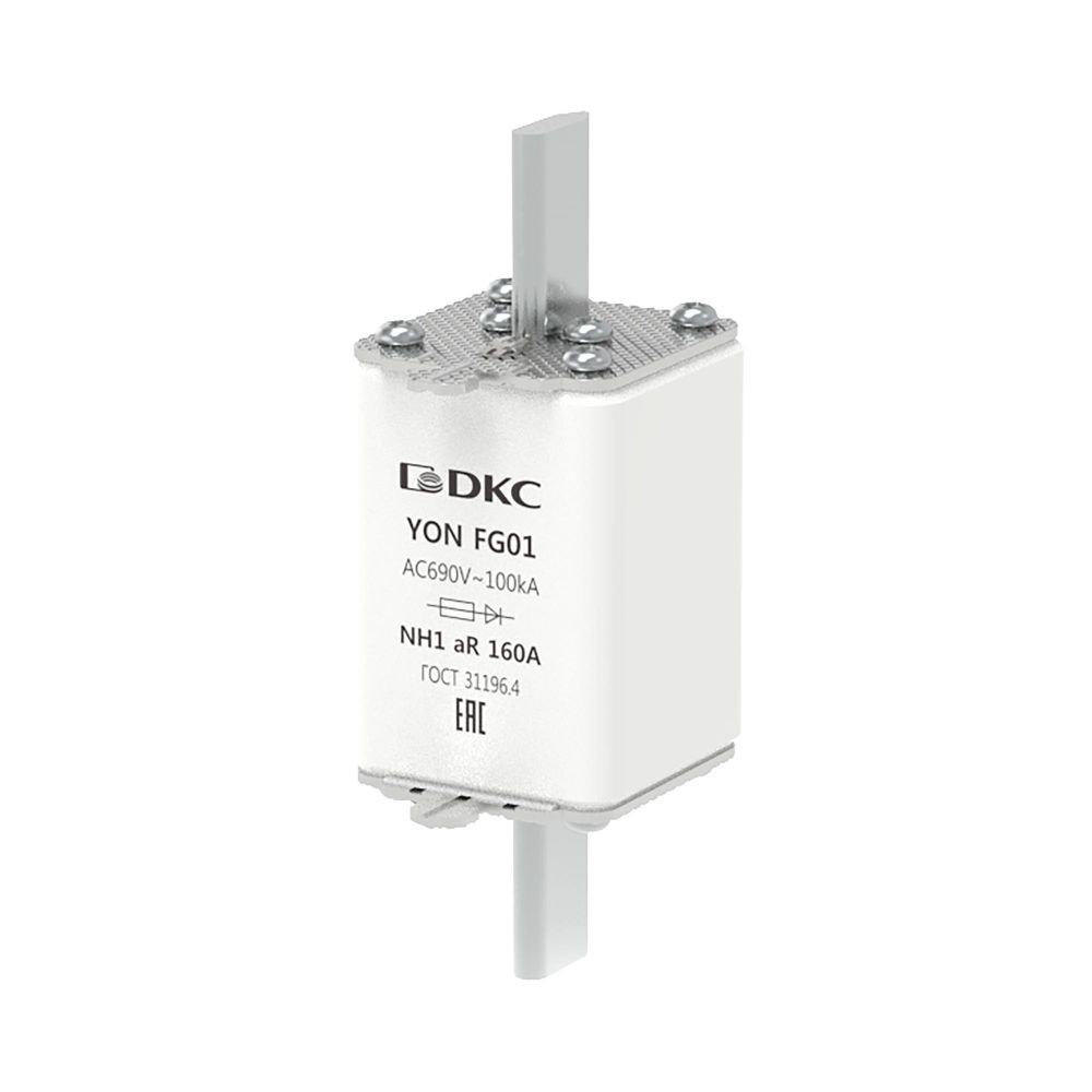 Предохранитель YON ножевого типа FG1 160А 690V характеристика aR
