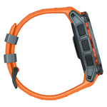 Спортивные часы Garmin Instinct 3, 50 мм, Solar, силиконовый ремешок цвета «солнцестояние» Безель сумеречного цвета, дисплей Solar со стеклом Power Glass. Ремешок с классической застёжкой — на запястье обхватом 141–213 мм