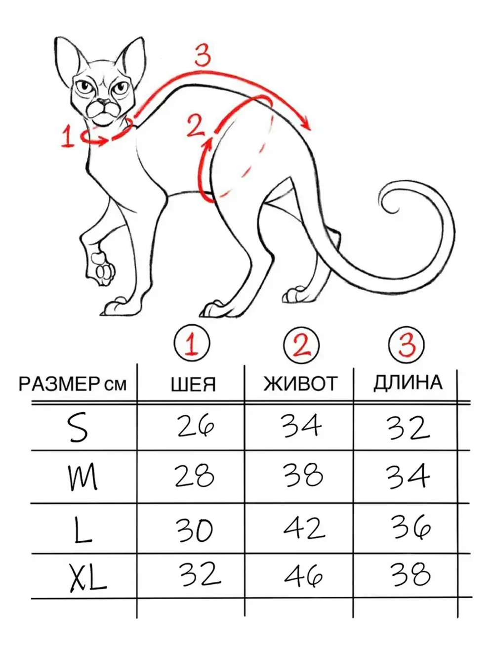 Одежда для кошек сфинкс