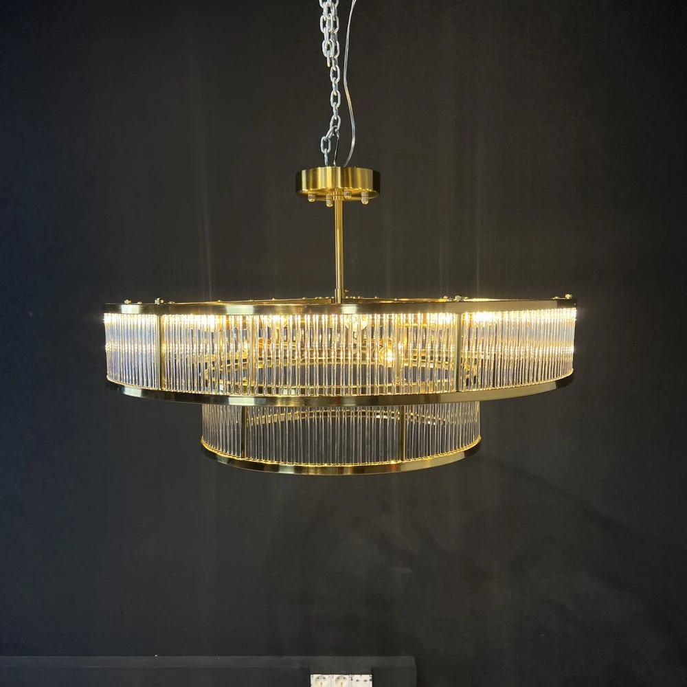 Люстра на штанге Imperiumloft RH MARAIS ROUND CHANDELIER 147903-22