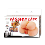 Две женские попки Passion Lady (вибрация, голос) (Цвет: телесный)