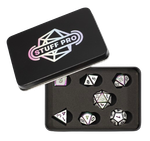 Набор дайсов Stuff-Pro Stuff-pro (фуксия с белой заливкой)