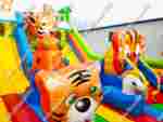 Коммерческий батут "Тигриная страна 2" 10*6*5 м