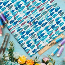 Ткань премиум интерлок туманные раскраски вдохновений