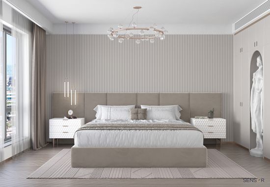 Кровать Гарда Дизайн с широким изголовьем