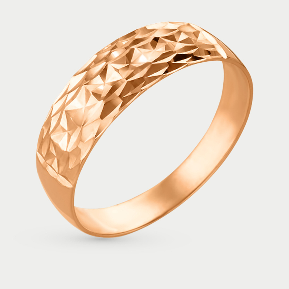 Кольцо женское из розового золота 585 пробы без вставок (арт. К1100239)