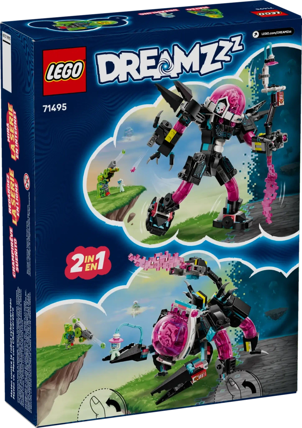 Конструктор LEGO DREAMZzz 71495 Матео против Робота с кибернетическим мозгом