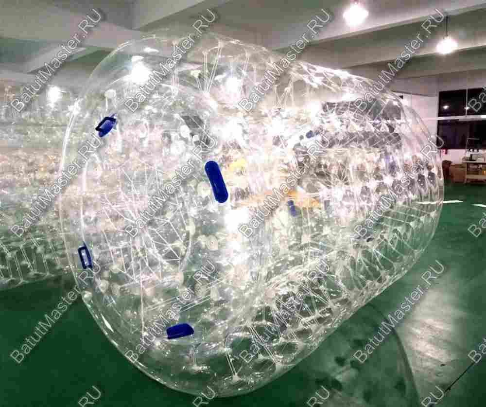 Аттракцион Водный роллер (Гидророллер) «Прозрачный» ТПУ, 2.5*2*2 м