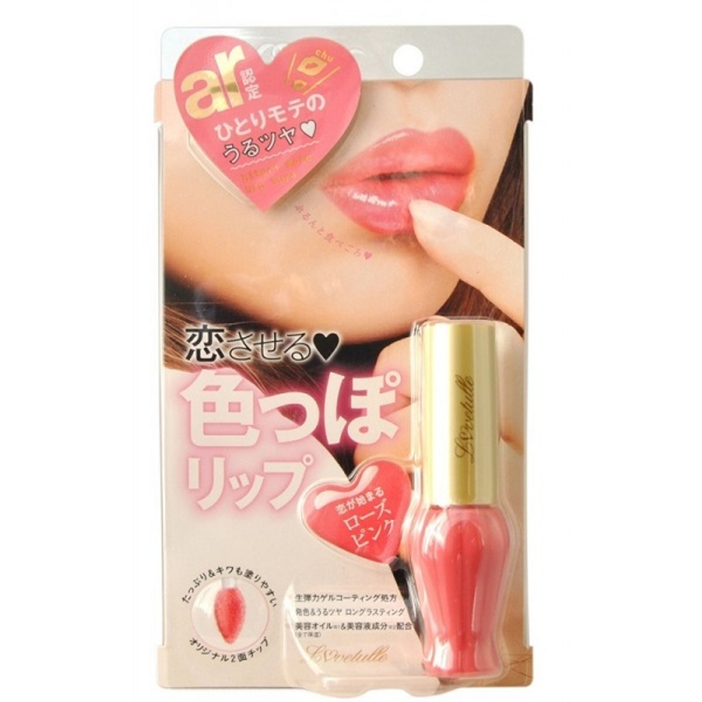 Блеск для губ розовый соблазн BCL Lovetulle Pure Liquid Rouge Pink 10мл