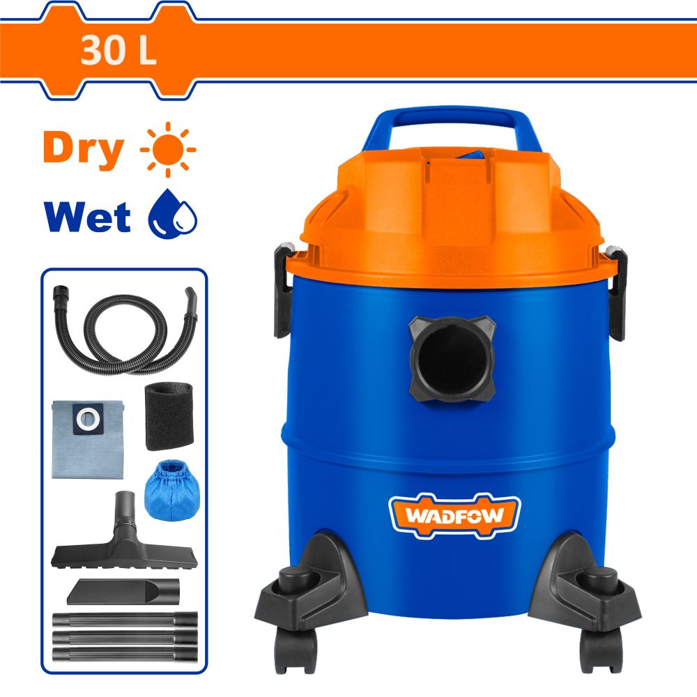 Пылесос промышленный WADFOW WVR2A30 1200 Вт 30 л