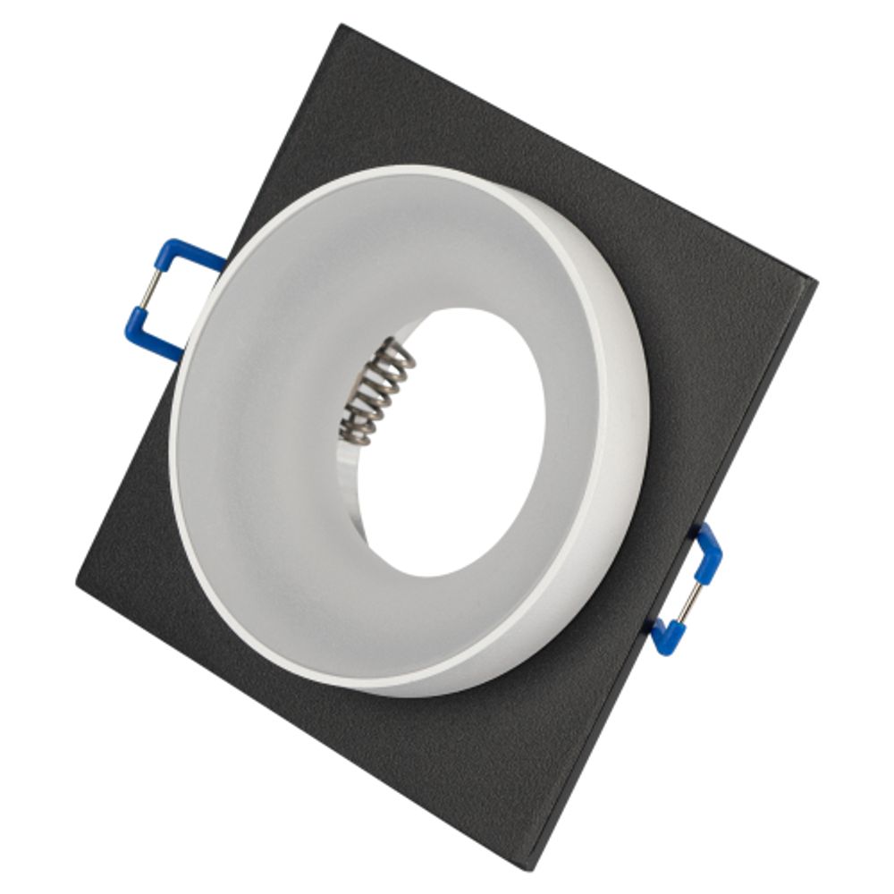 Светильник встраиваемый декоративный ЭРА DK96 BK под лампу MR16 GU5.3 черный