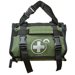 Набор первой помощи для активного отдыха, туризма, путешествий (сумка- скрутка) хаки  
, арт. 3231