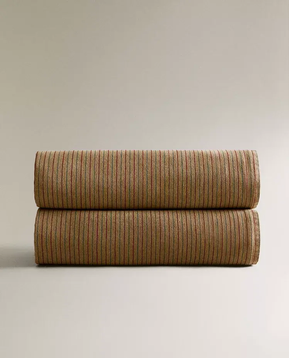 ZARA HOME ПЛЕД С ПОЛОСКАМИ, РАЗНОЦВЕТНЫЙ