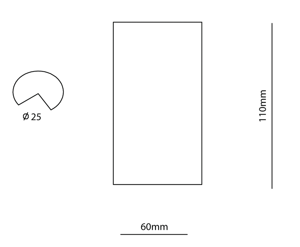 Накладной алюминиевый светильник под сменную лампу