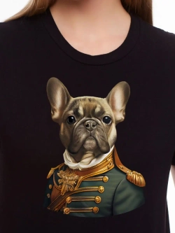 Футболка оверсайз с принтом собакой Бигль Корги Хаски