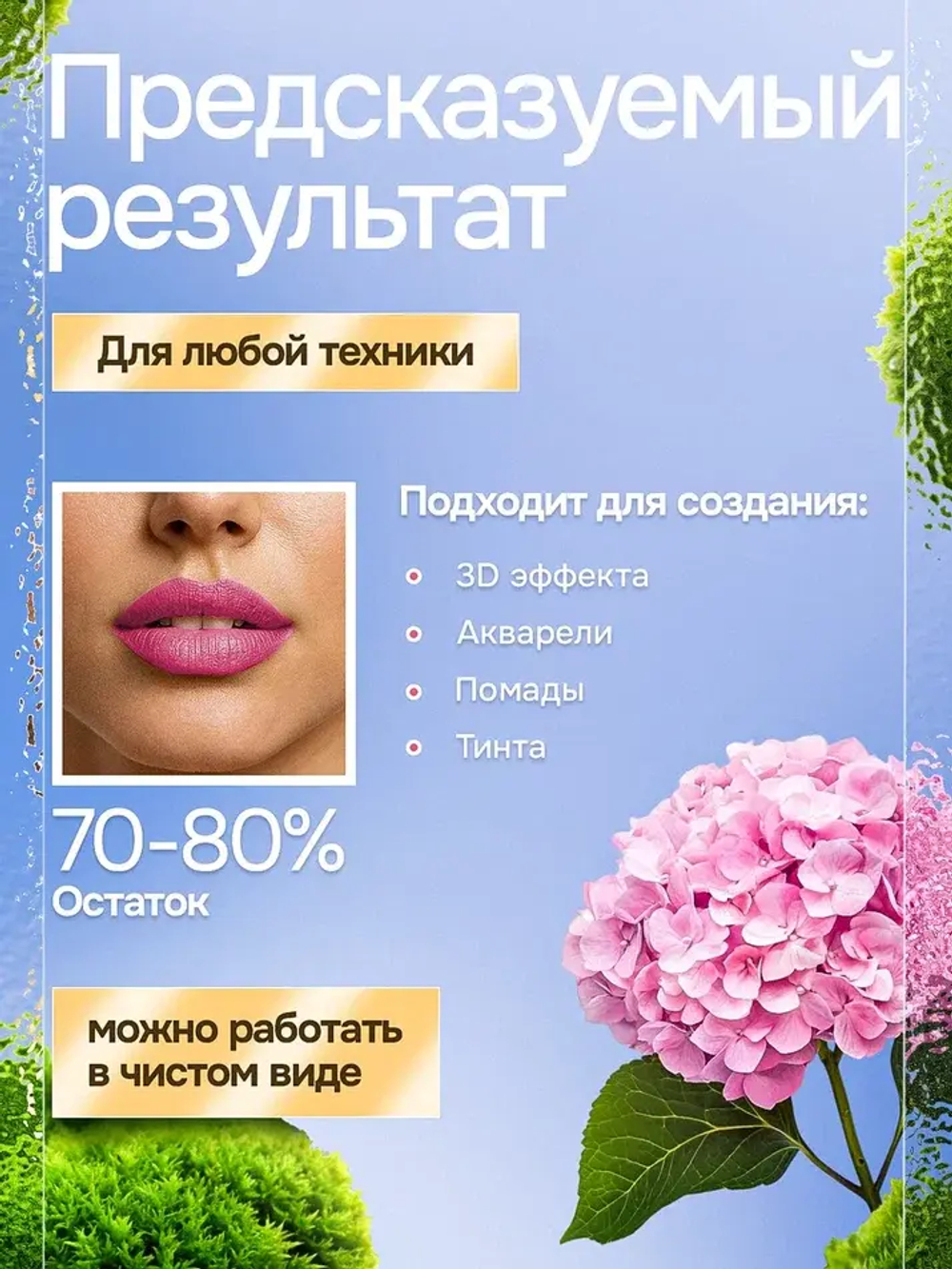Пигмент для губ Contur Professional Гортензия