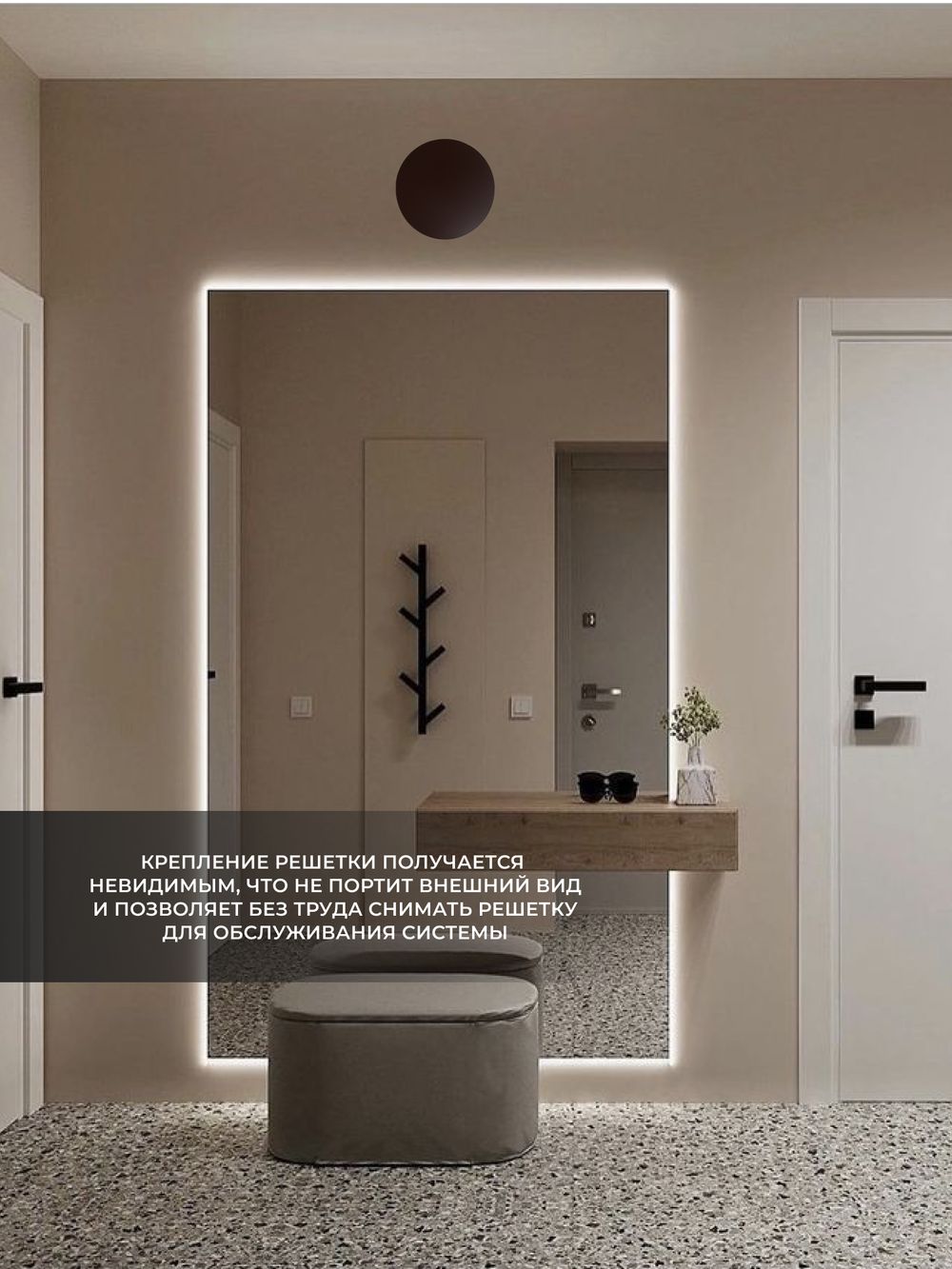 Вентиляционная Решетка РДК 120 Коричневая