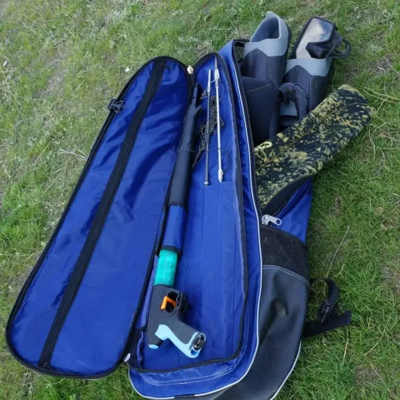 Рюкзак под комплект снаряжения и длинных ласт ДОРАДА синяя