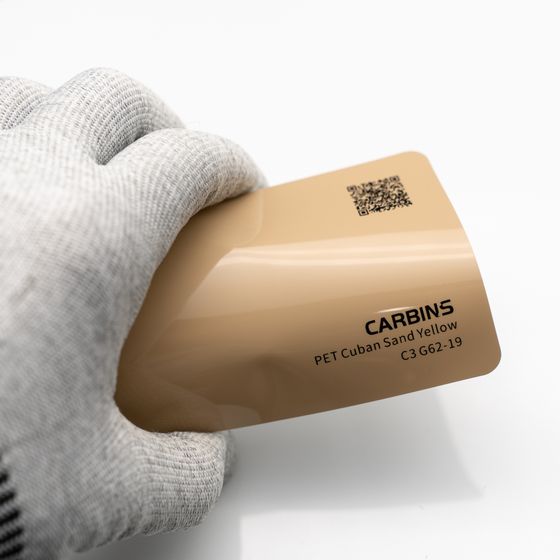 Веер образцов виниловой цветной пленки Carbins