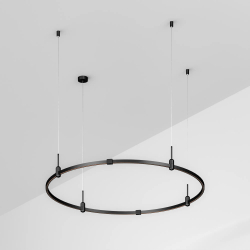 Основание ART-APRIORI-ROUND-HANG-R1200 (BK) (Arlight, IP20 Металл, 3 года) 048490