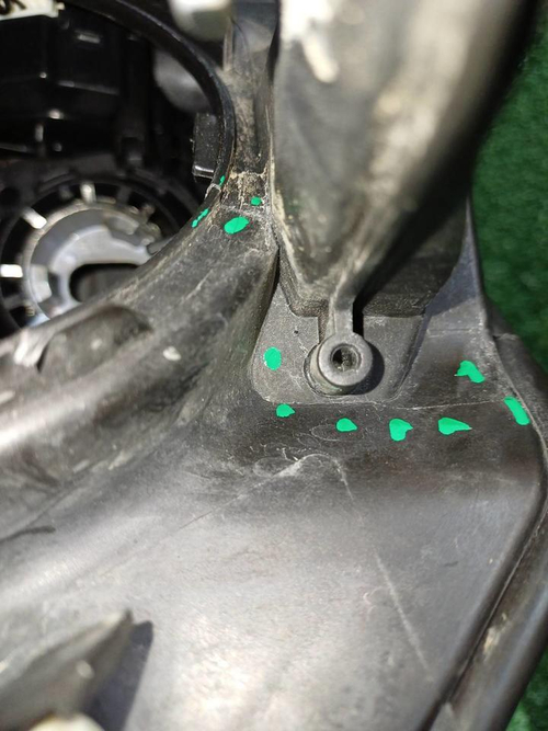 Фара правая Mercedes GLK X204 (2012-2015) ксенон