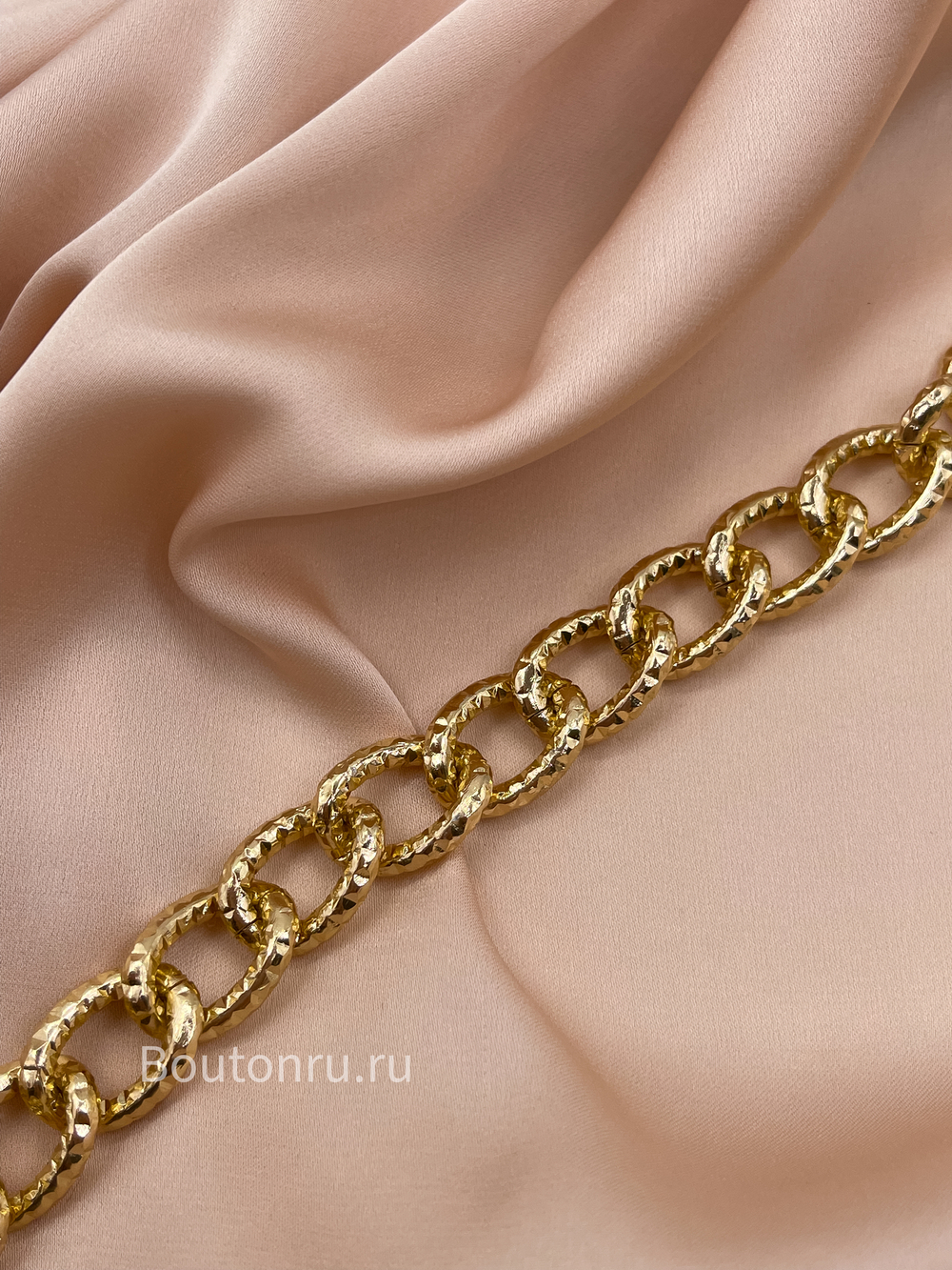Цепь золотистая массивная 15 мм