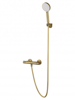 Смеситель для душа с термостатом WONZON & WOGHAND INN 5, Брашированное золото (WW-B2005-A-BG)