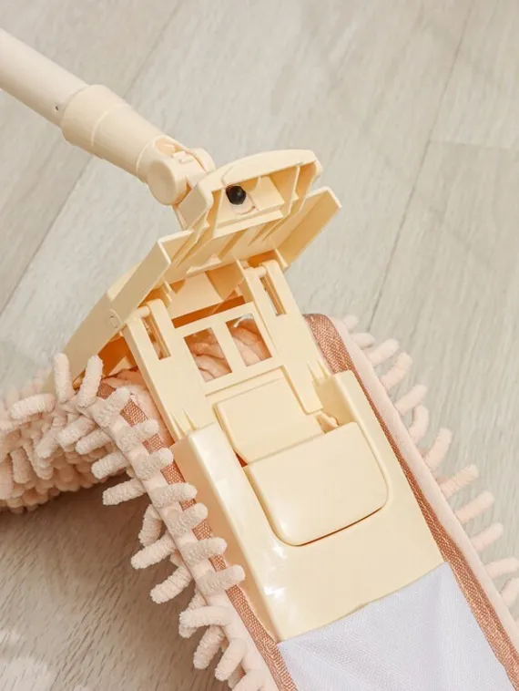 Швабра для мытья пола плоская Доляна, насадка букля 42×12 см, металлическая ручка 120 см, цвет МИКС