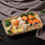 Контейнер бумажный Sushi Box 800 мл 138х221х24 мм 1/400