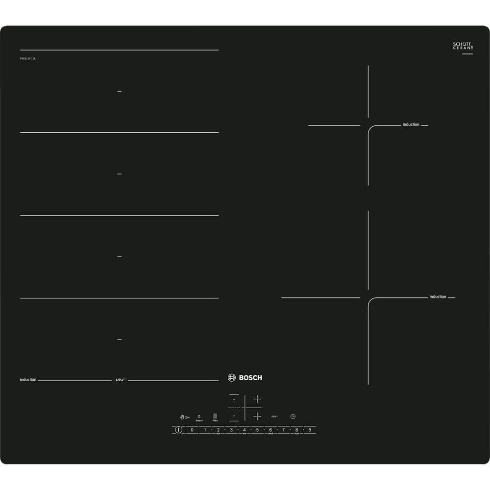 Варочная индукционная панель Bosch PXE611FC1E