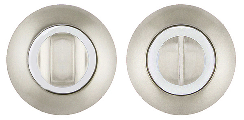 Накладка-ручка поворотная BK6.R.JR54 SN/CP-3 Матовый Никель/Хром АЯКС