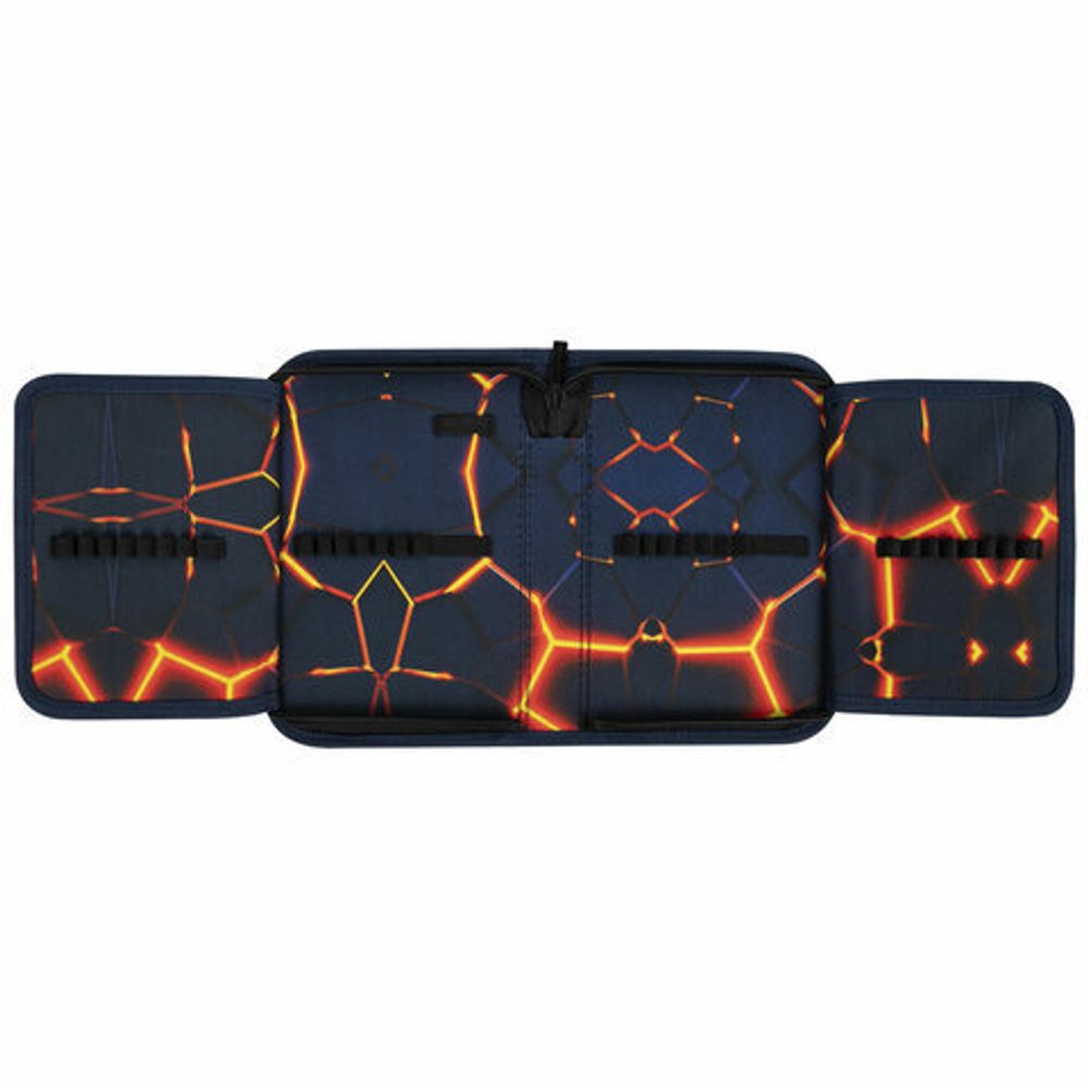 Пенал BRAUBERG, 1 отделение, 2 откидные планки, полиэстер, 21х14 см, "Keep out", 270719